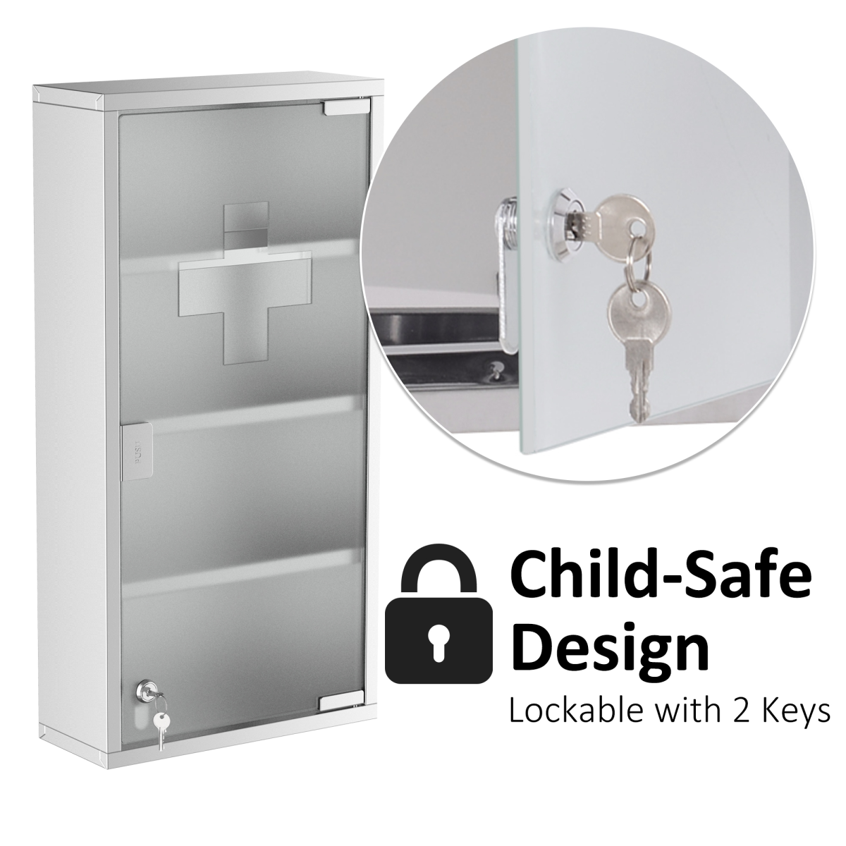 cortex-london-york-stainless-steel-locking-medicine-cabinet