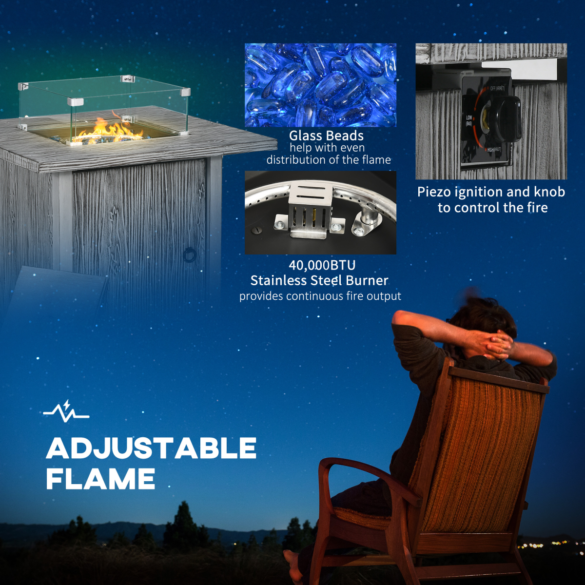 cortex-london-windsor-grey-propane-gas-fire-pit-table-50000-btu-glass-screen-cover