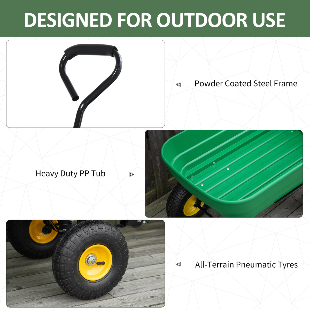 cortex-london-york-125l-green-garden-cart-heavy-duty-4-wheel-trolley
