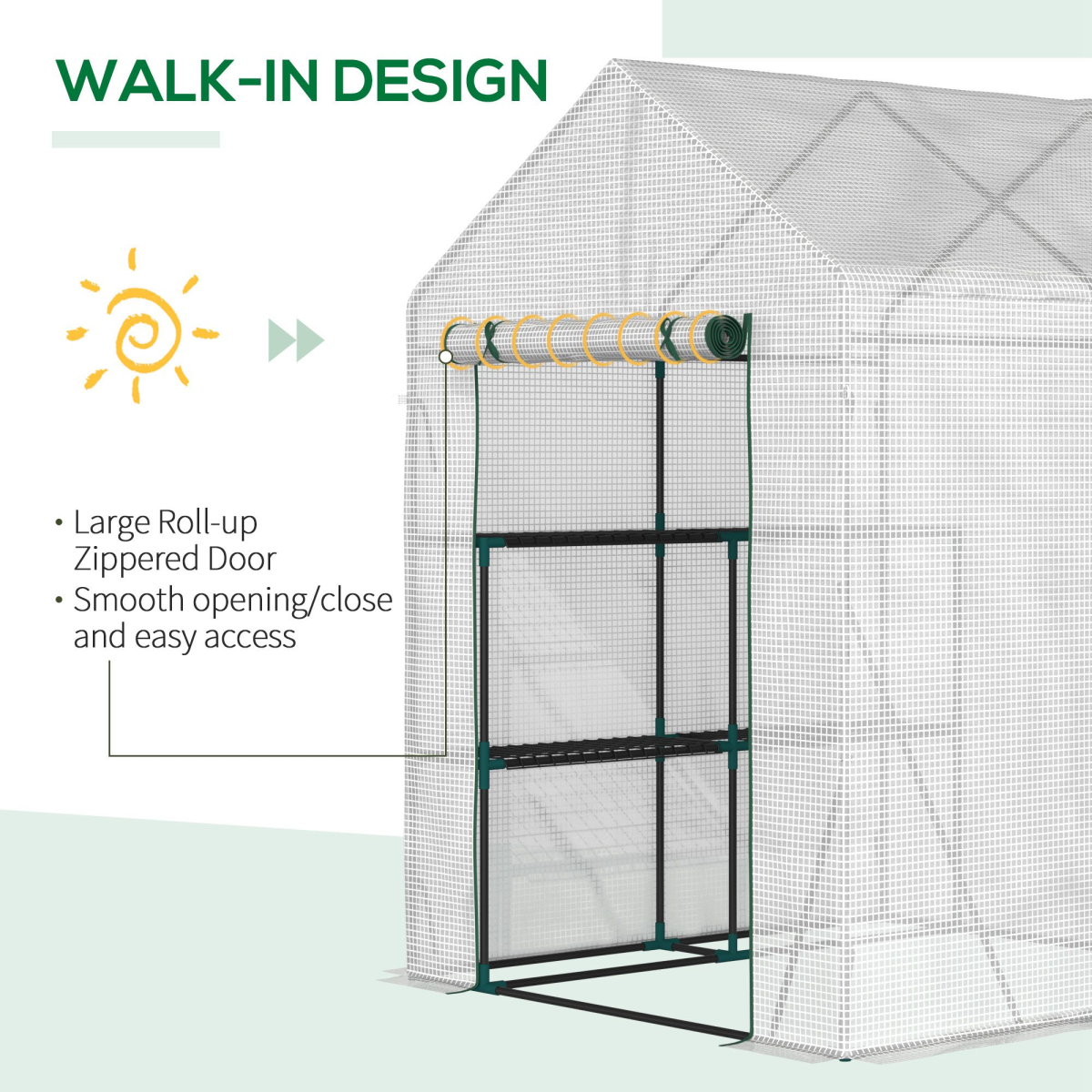 cortex-london-windsor-green-outdoor-greenhouse-143x143x195cm-pe-cover-metal-wire-shelves