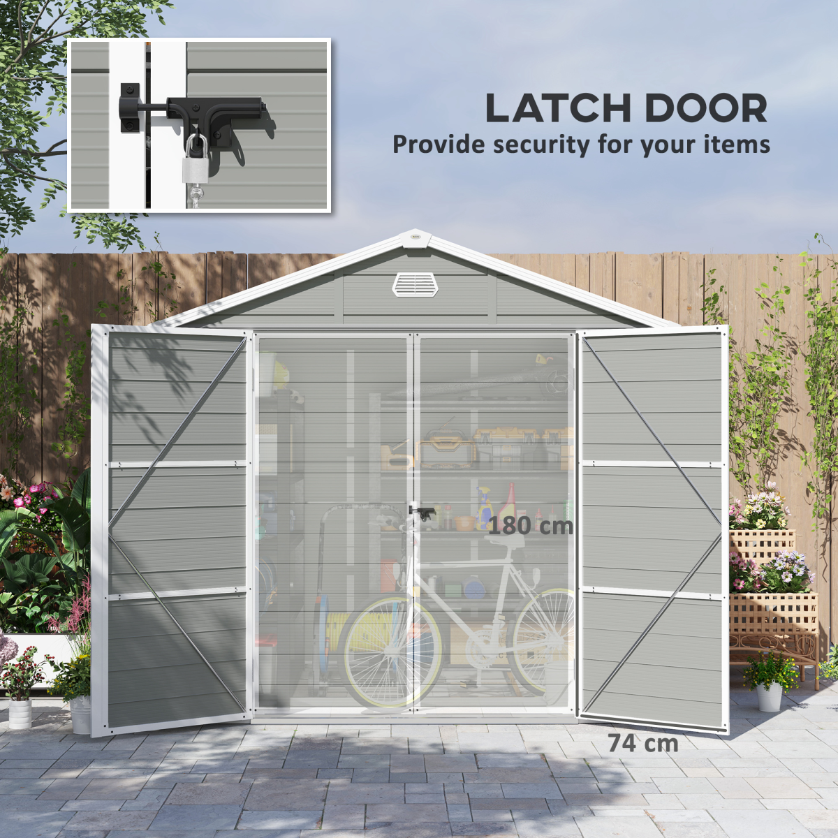 cortex-london-windsor-light-grey-8-x-6ft-garden-storage-shed
