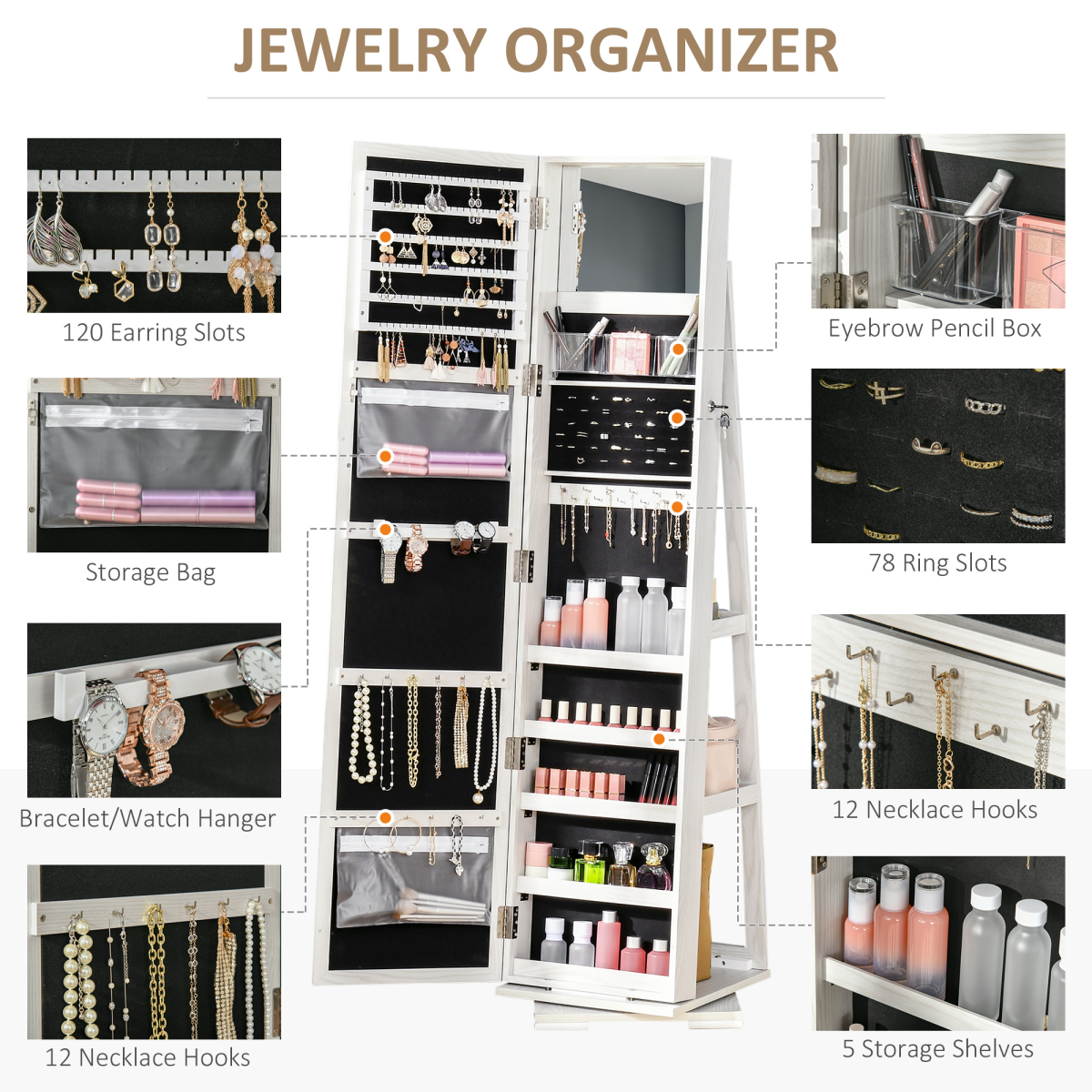 cortex-london-windsor-360-swivel-lockable-full-length-jewellery-mirror-cabinet