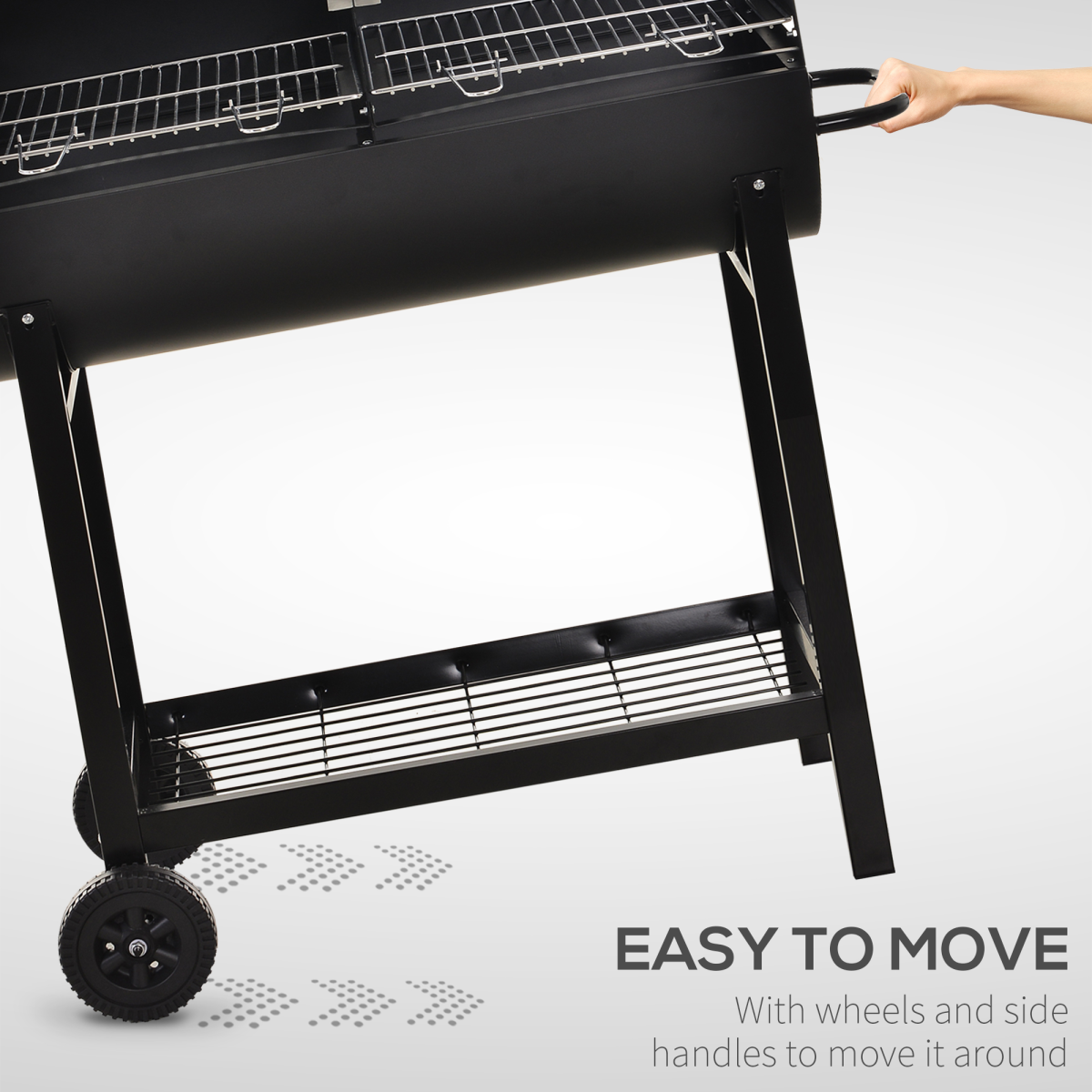 cortex-london-windsor-steel-charcoal-bbq-two-grill-areas-black