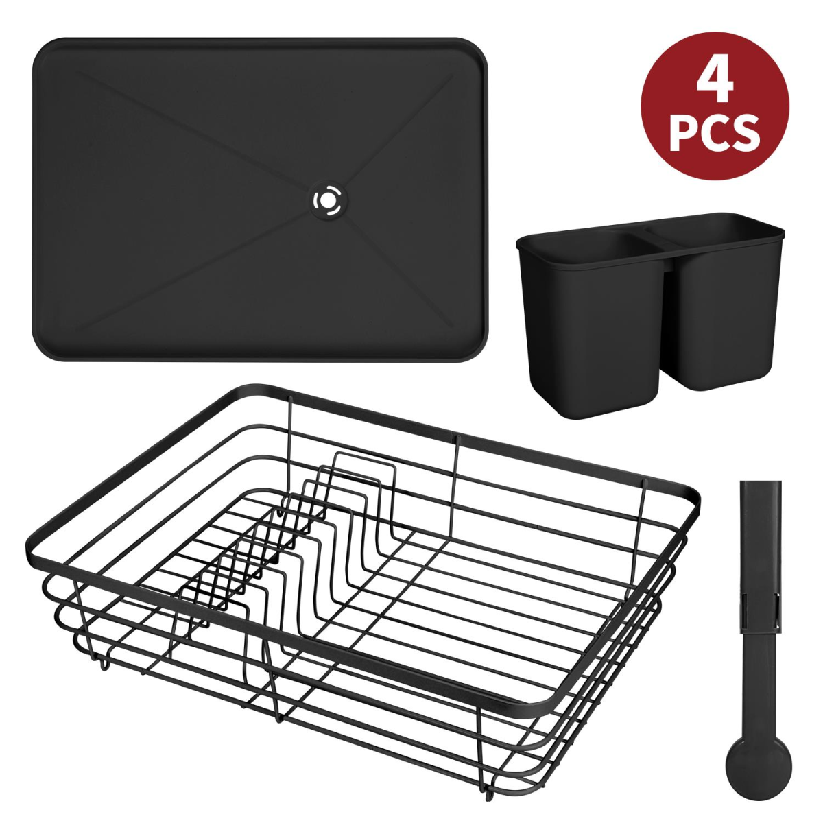 VINSANI BLACK DISH RACK 1010436