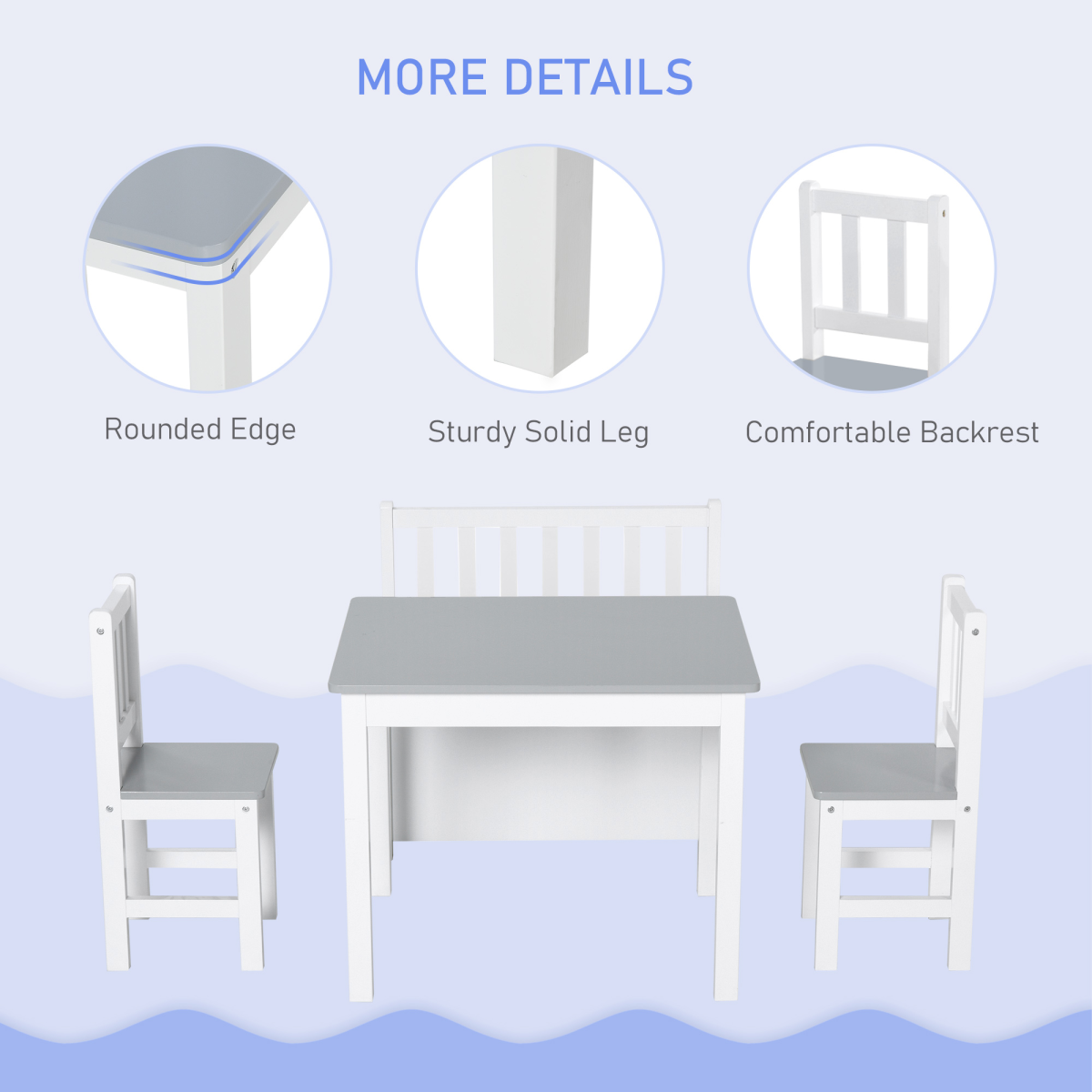 cortex-london-york-kids-wood-table-chair-bench-storage-set