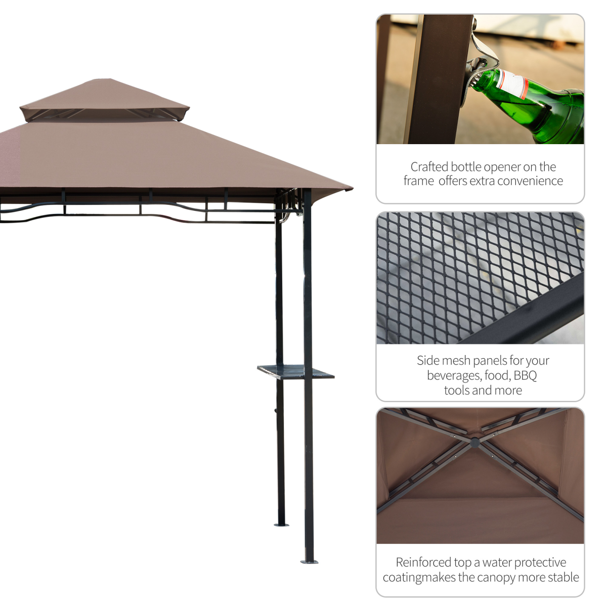 cortex-london-windsor-8ft-double-tier-bbq-grill-gazebo-canopy-coffee
