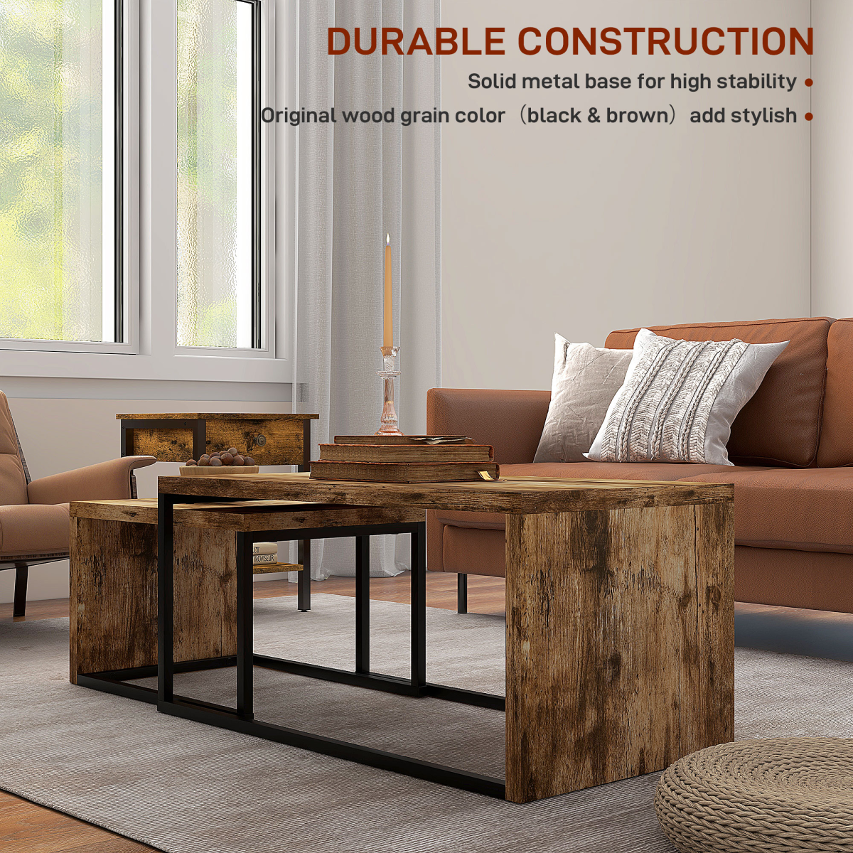 cortex-london-windsor-coffee-table-set-of-2-wood-grain-black-base