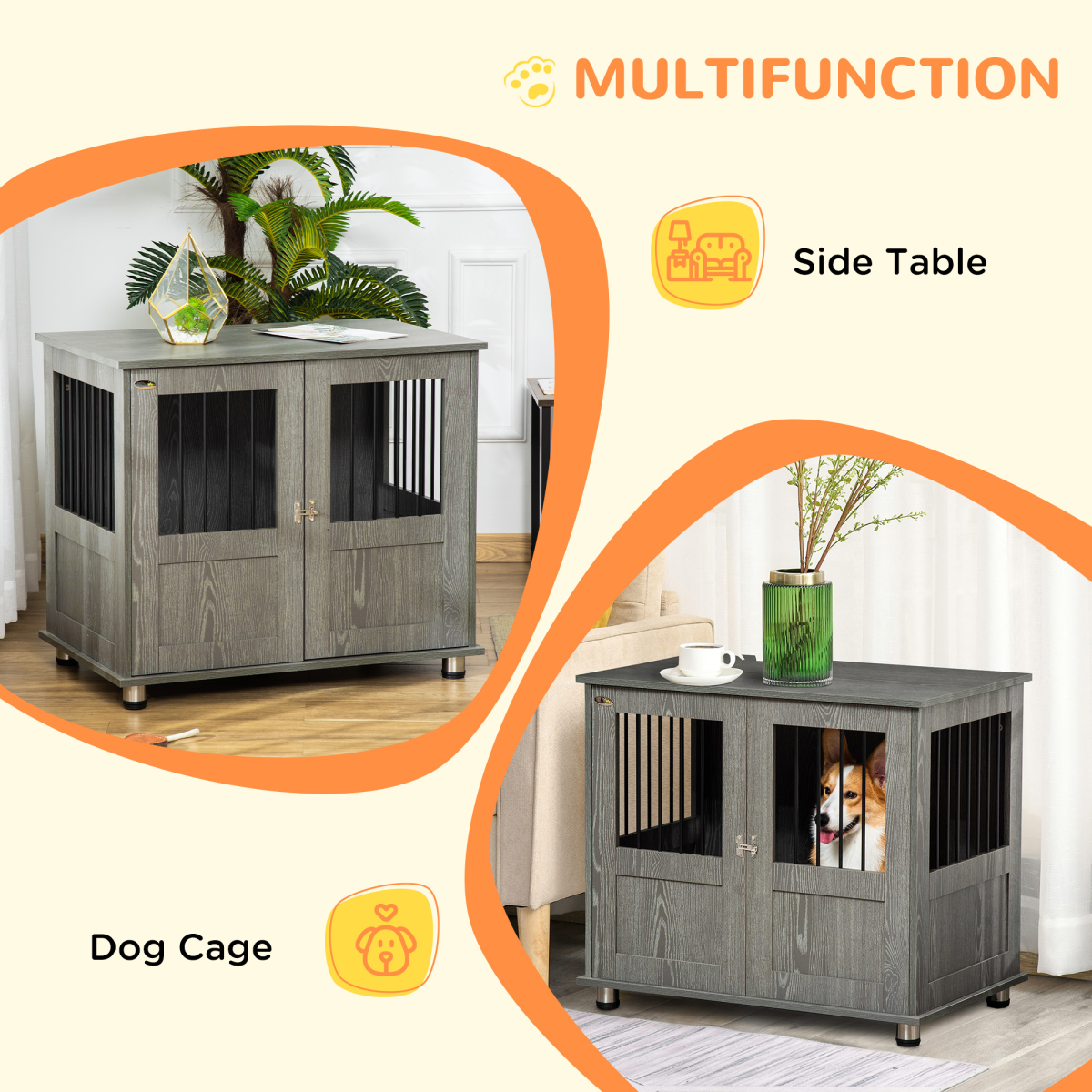 cortex-london-windsor-wooden-wire-medium-dog-cage-magnetic-door