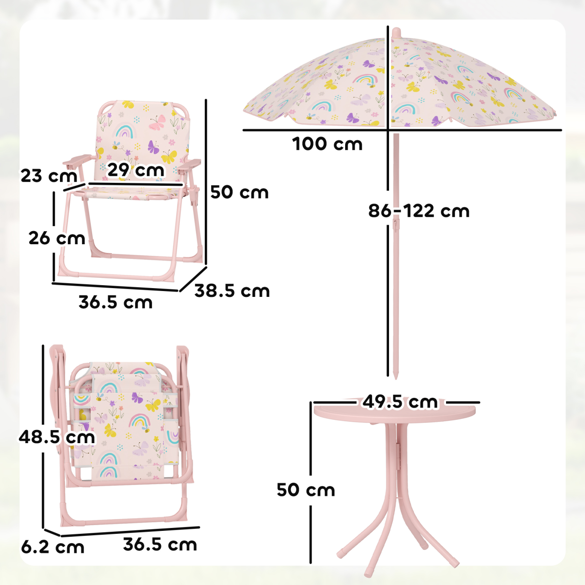 cortex-london-windsor-rainbow-kids-garden-table-chair-set-with-parasol-pink