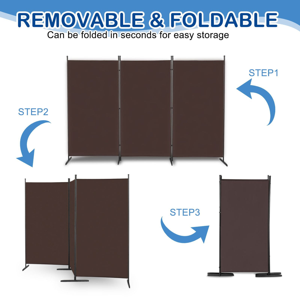 cortex-london-kensington-6ft-trifold-brown-polyester-room-divider-screen