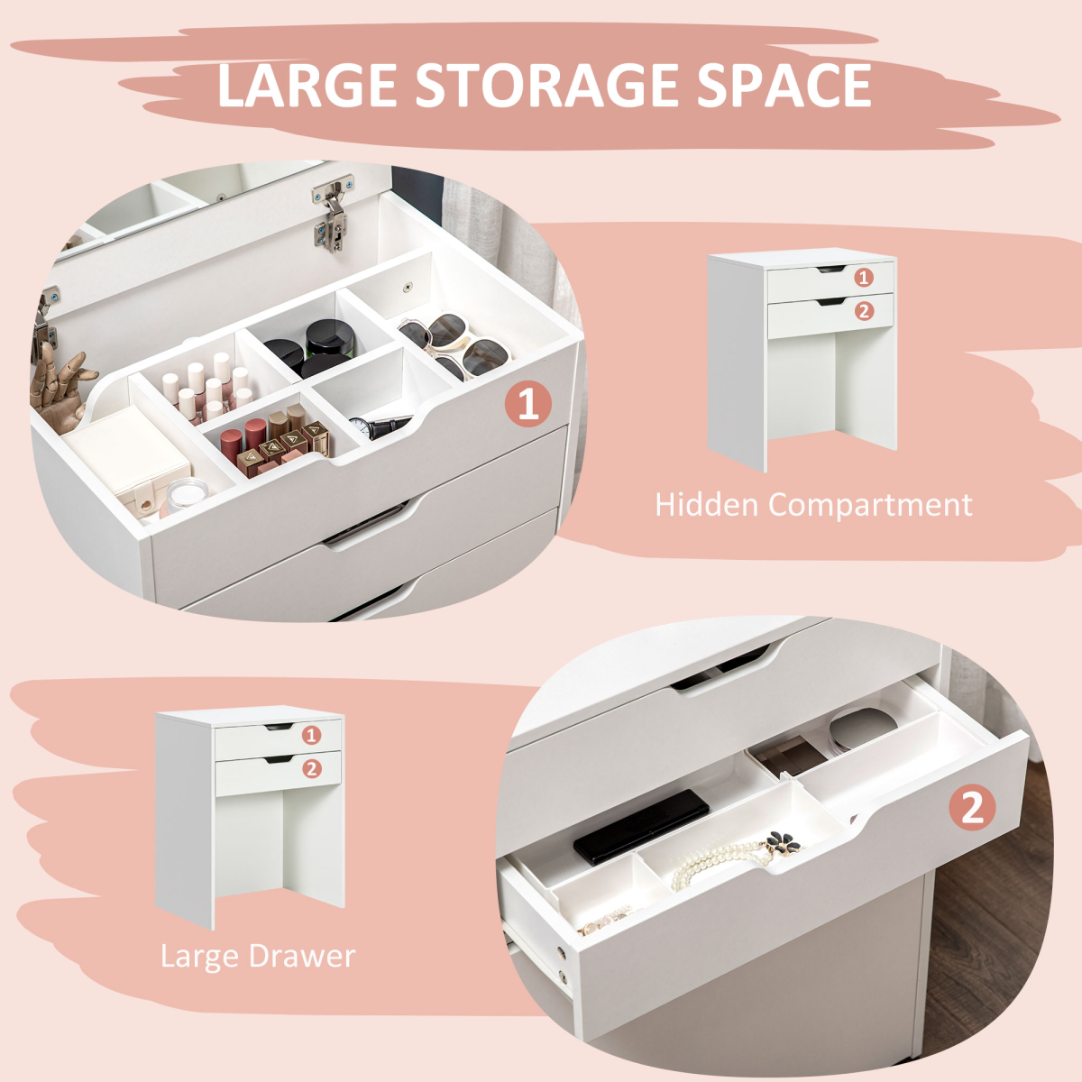 cortex-london-kensington-white-dressing-table-set-flip-top-mirror-stool