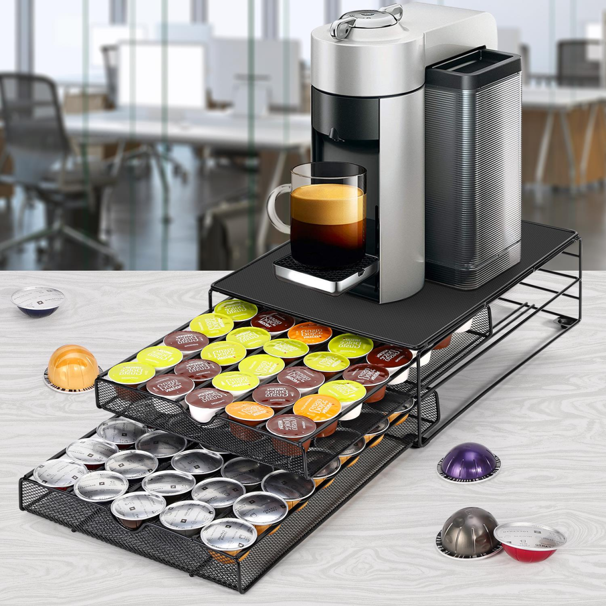 VINSANI 80 COFFEE POD STORAGE 1010439