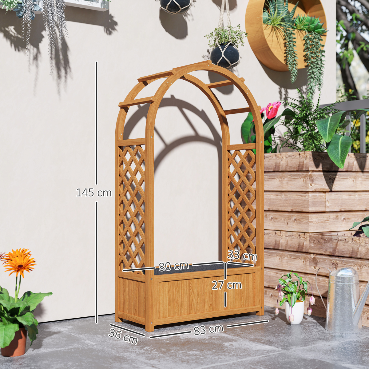 cortex-london-windsor-fir-wood-raised-garden-bed-trellis-planter-light-brown