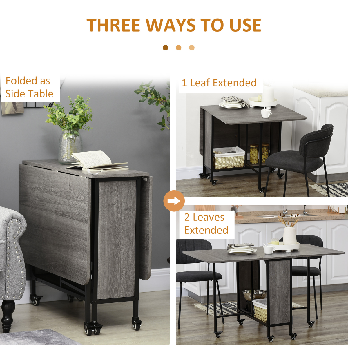 cortex-london-york-folding-kitchen-dining-table-six-wheels-storage-shelf