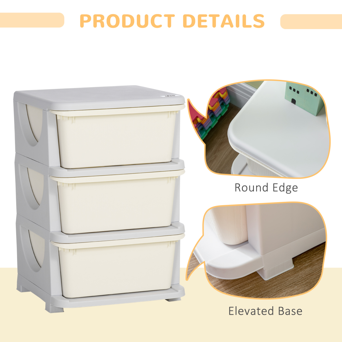 cortex-london-windsor-kids-three-drawer-plastic-storage-chest