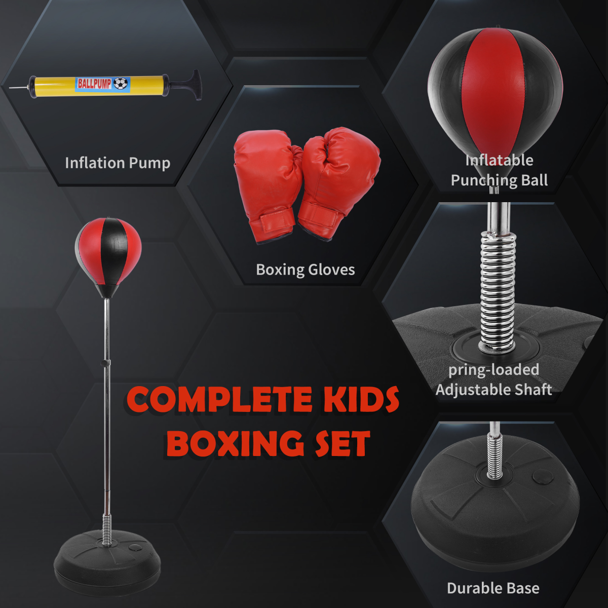 cortex-london-windsor-kids-adjustable-boxing-training-set-6oz-gloves
