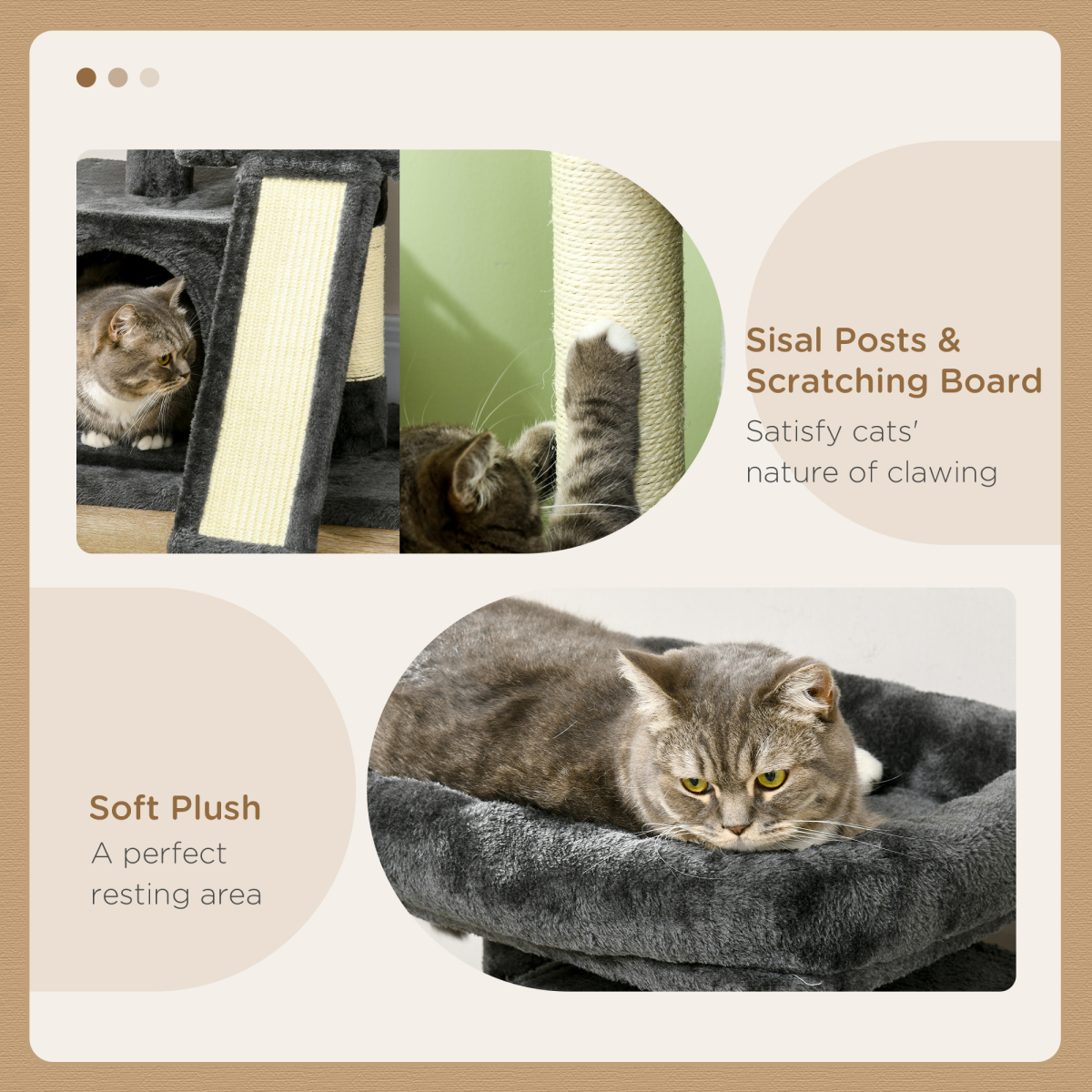 cortex-london-windsor-cat-activity-tree-black-two-houses-cushioned-perch-sisal-scratching-posts