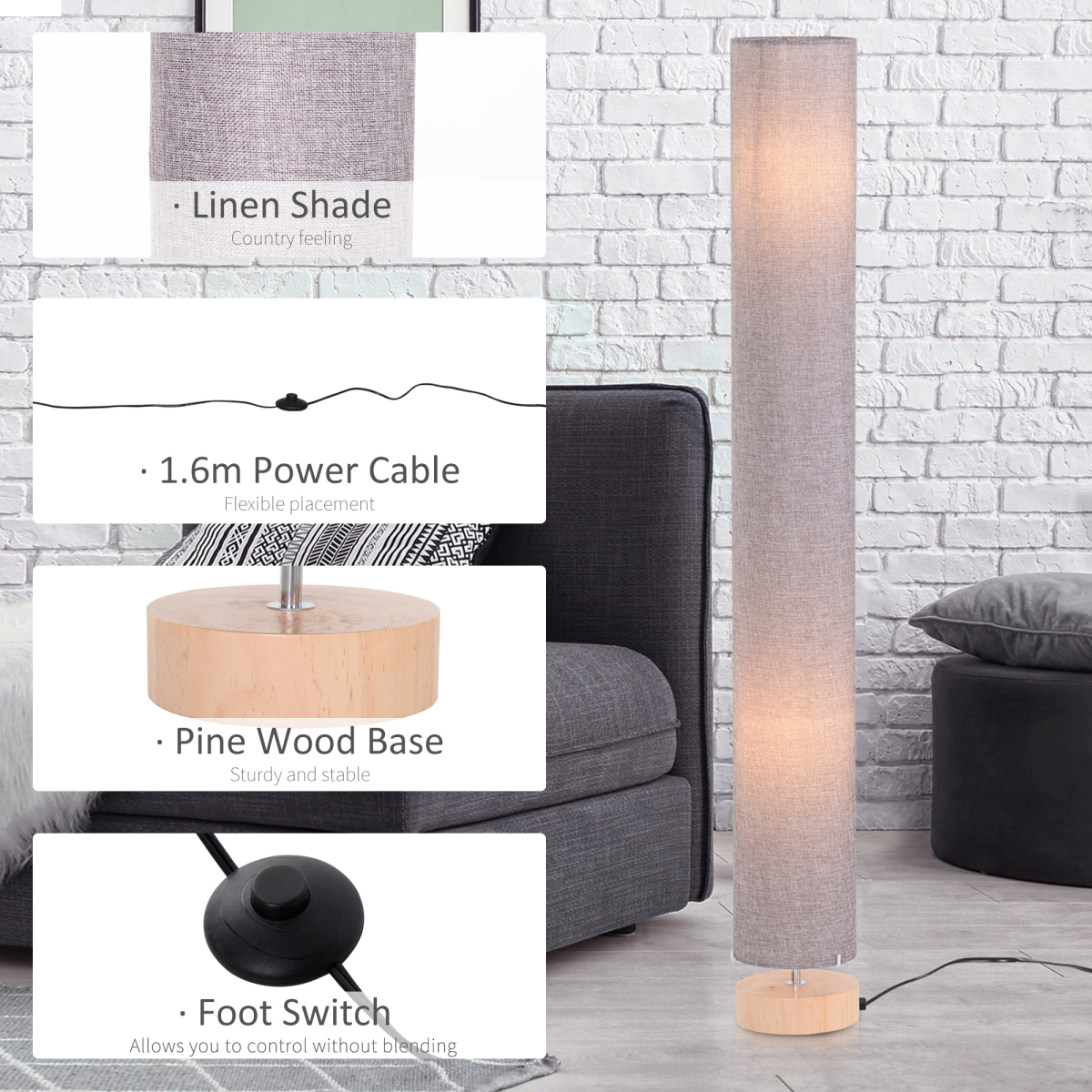 cortex-london-windsor-120cm-wooden-linen-grey-floor-lamp