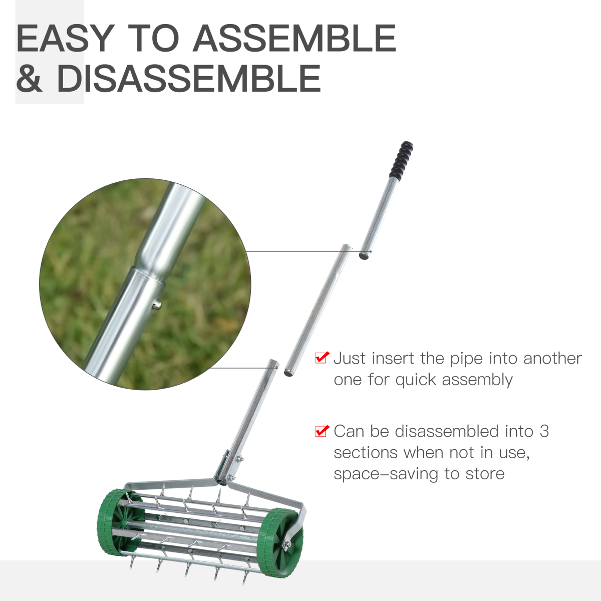 cortex-london-windsor-lawn-aerator-roller-galvanized-metal-pp-plastic