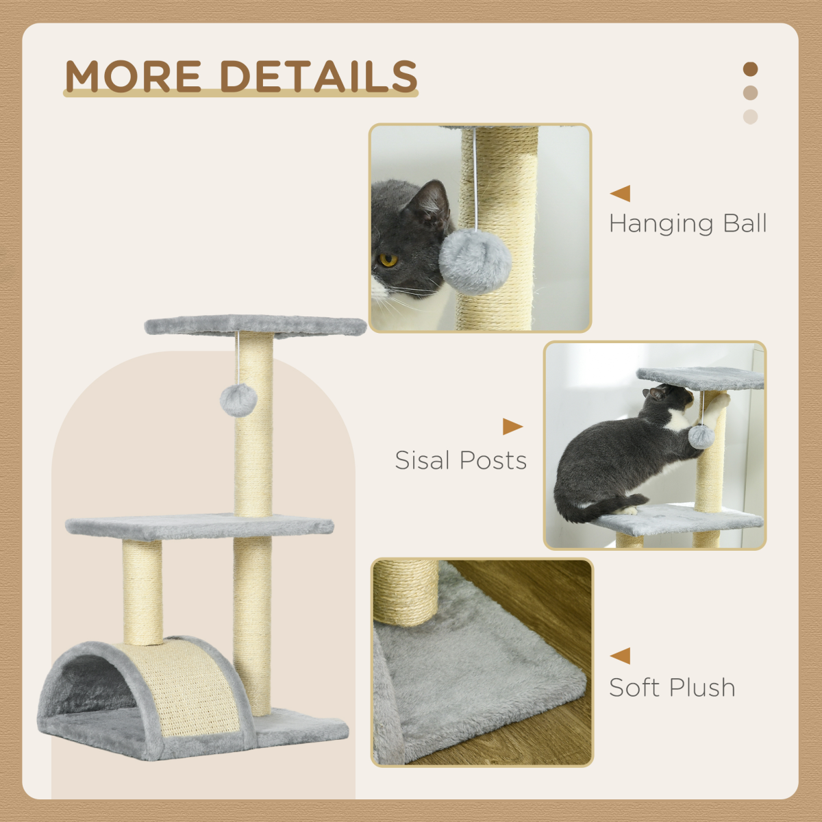 cortex-london-york-cat-tree-climbing-tower-72cm-light-grey-sisal-scratching-post