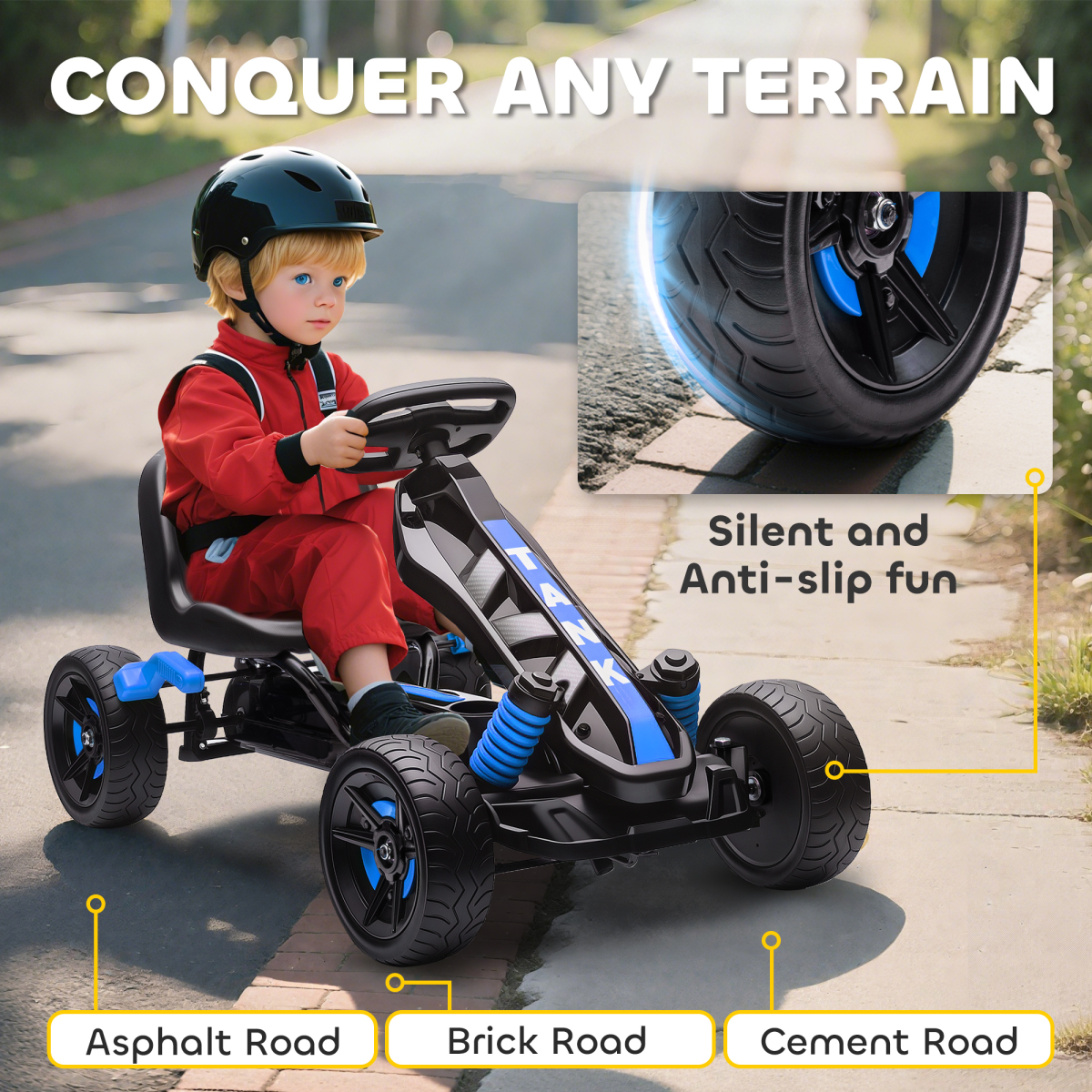 cortex-london-windsor-blue-childrens-pedal-go-kart