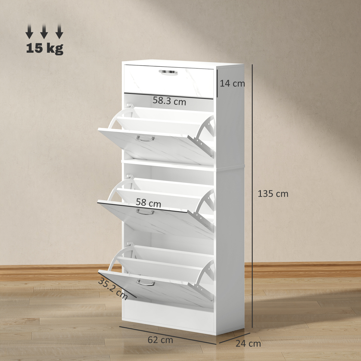 cortex-london-windsor-shoe-cabinet-four-drawer-storage-black-holds-18-pairs