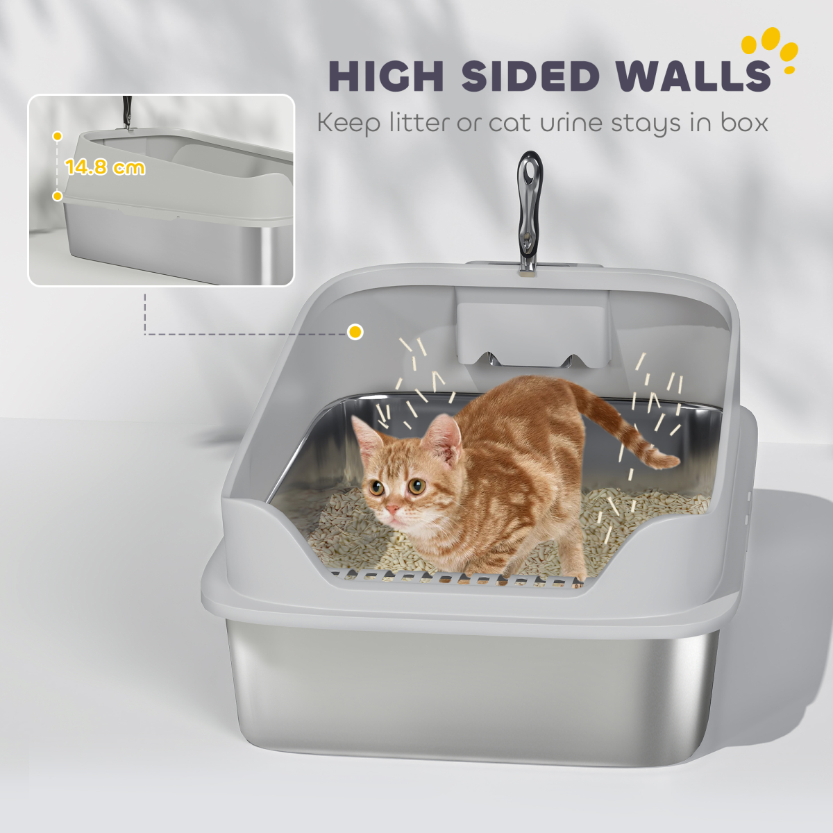 cortex-london-windsor-xxl-stainless-steel-cat-litter-box-grey