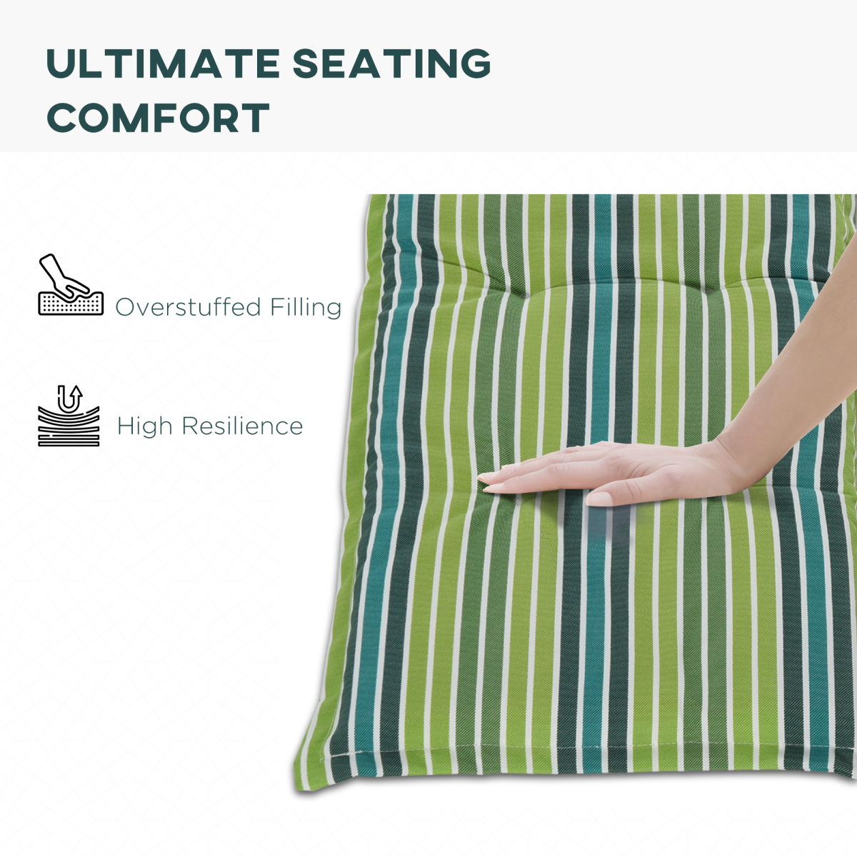 cortex-london-york-green-striped-patio-bench-swing-chair-cushion-mat-set-of-two