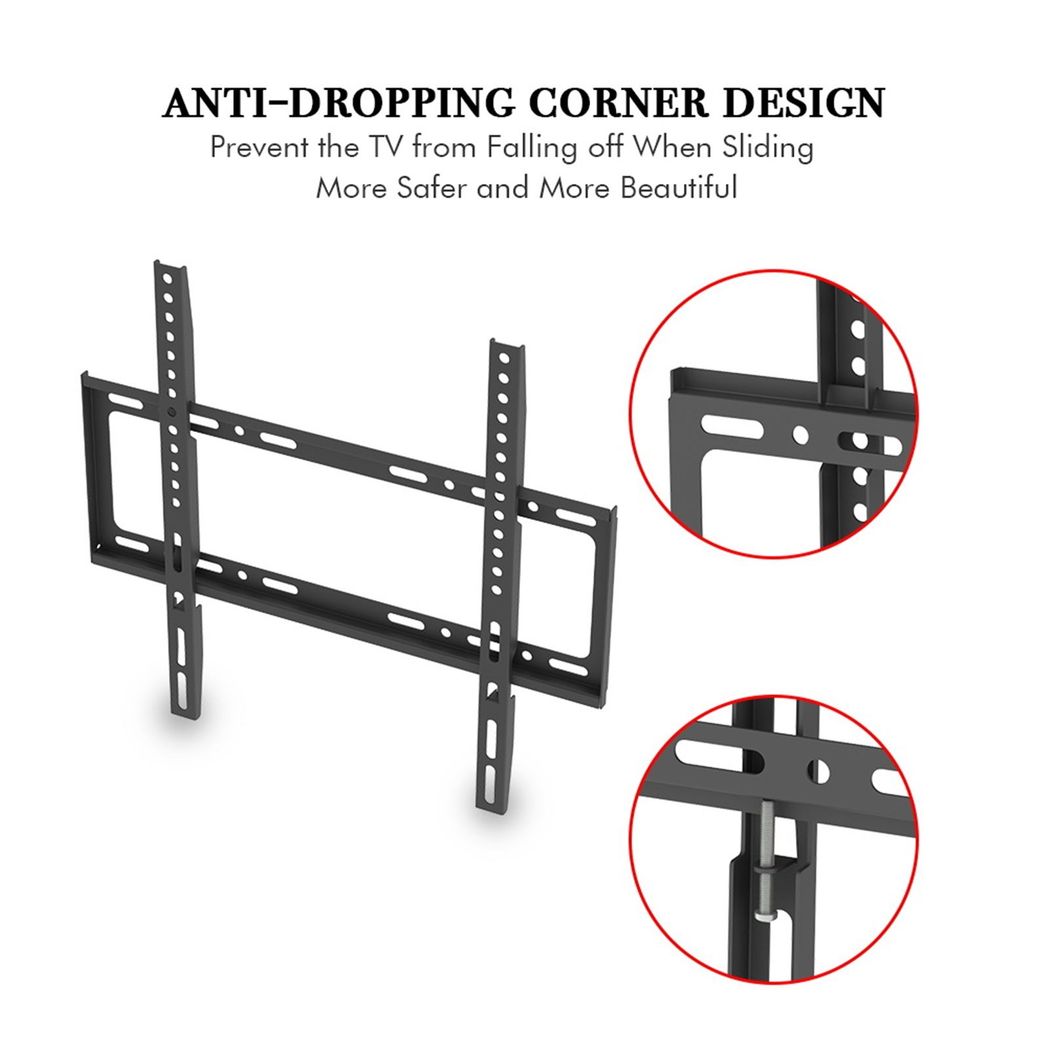 cortex-london-windsor-26-55-tv-wall-mount-bracket-tmw4040-spirit-bubble-black