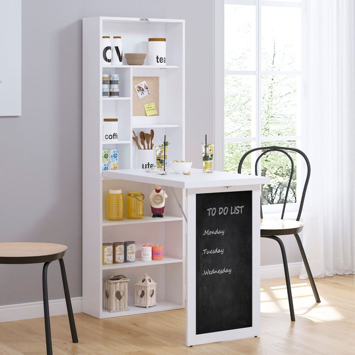 cortex-london-york-folding-desk-blackboard-workstation-nine-compartment-bookcase