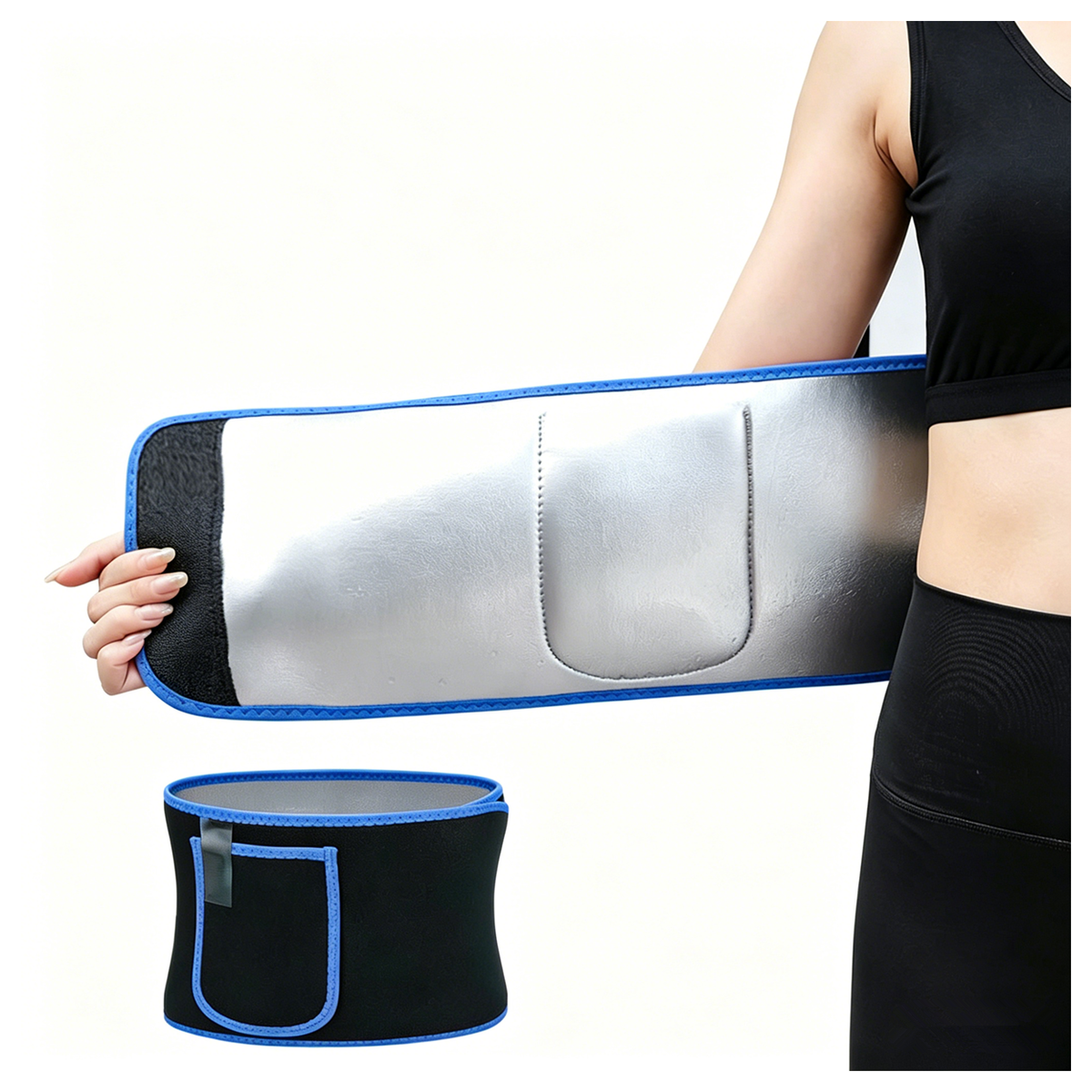 cortex-london-windsor-waist-trimmer-belt-phone-pocket-blue-black-silver