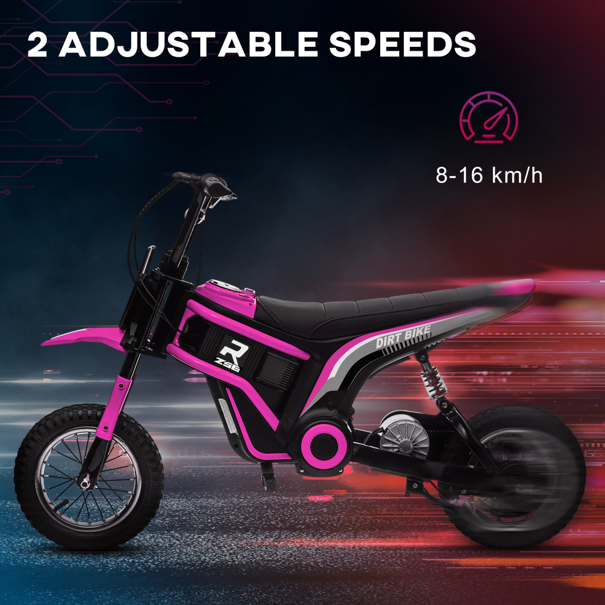 cortex-london-windsor-pink-kids-electric-motorbike-24v