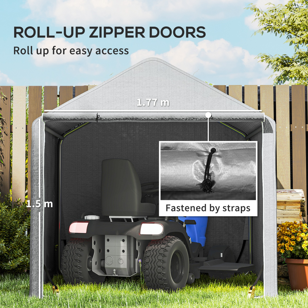 cortex-london-windsor-temporary-garden-storage-tent-grey