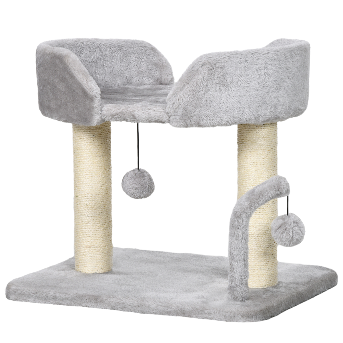 cortex-london-york-cat-tree-light-grey-cream-white-sisal-scratching-posts