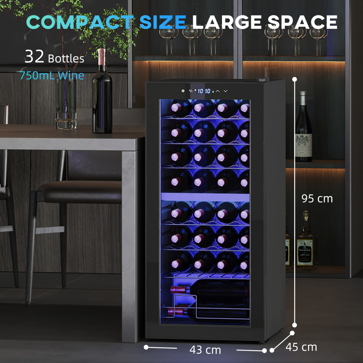 cortex-london-windsor-86l-dual-zone-wine-cooler-32-bottle-black