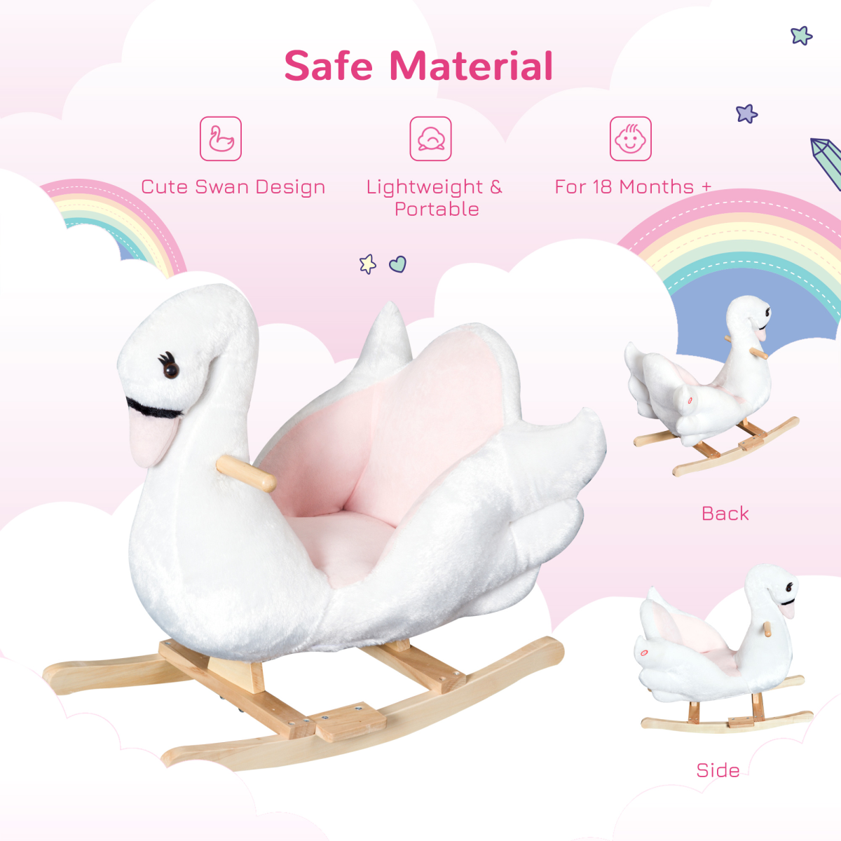 cortex-london-bath-swan-kids-rocking-horse-ride-on-toy-with-music-safety-seat