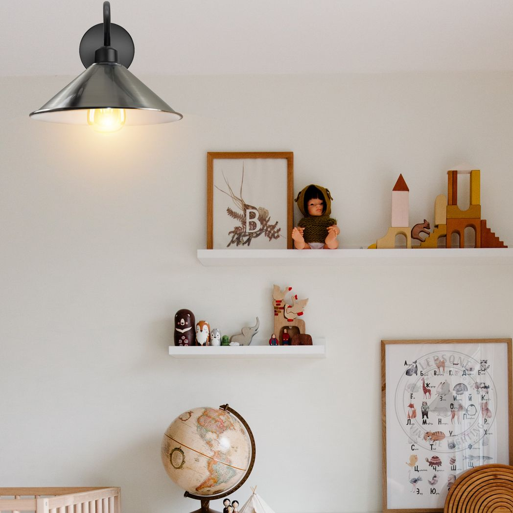 cortex-london-york-satin-nickel-black-swan-neck-wall-light-e27-metal-cone-shade