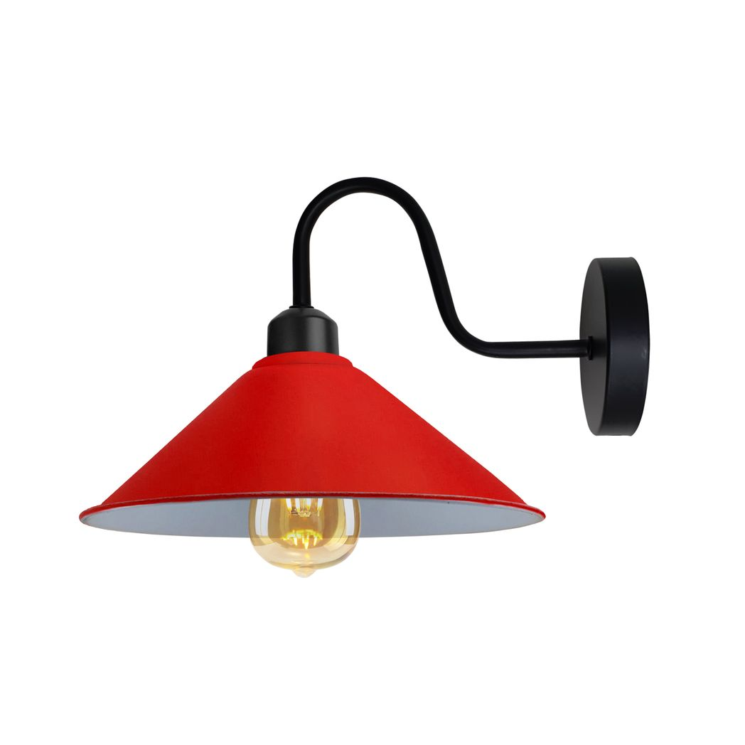 cortex-london-windsor-red-black-vintage-e27-wall-light-cone-shade