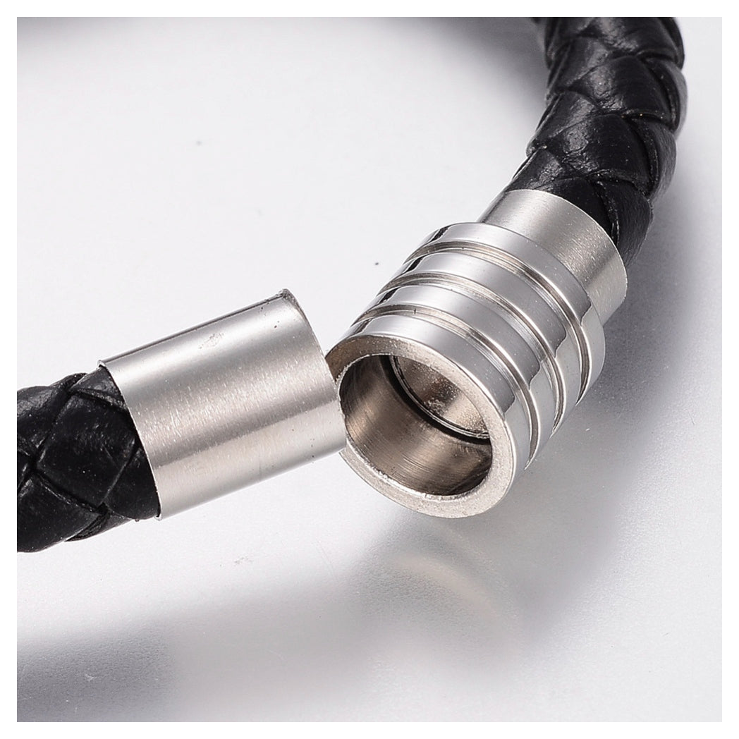 Mens Nautical Leather Bracelet
