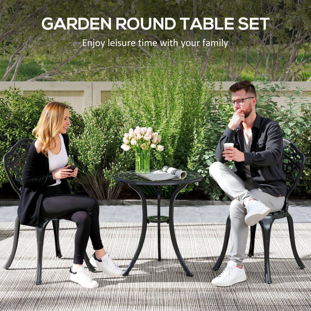 cortex-london-kensington-black-cast-aluminium-bistro-set-two-chairs-table-parasol-hole