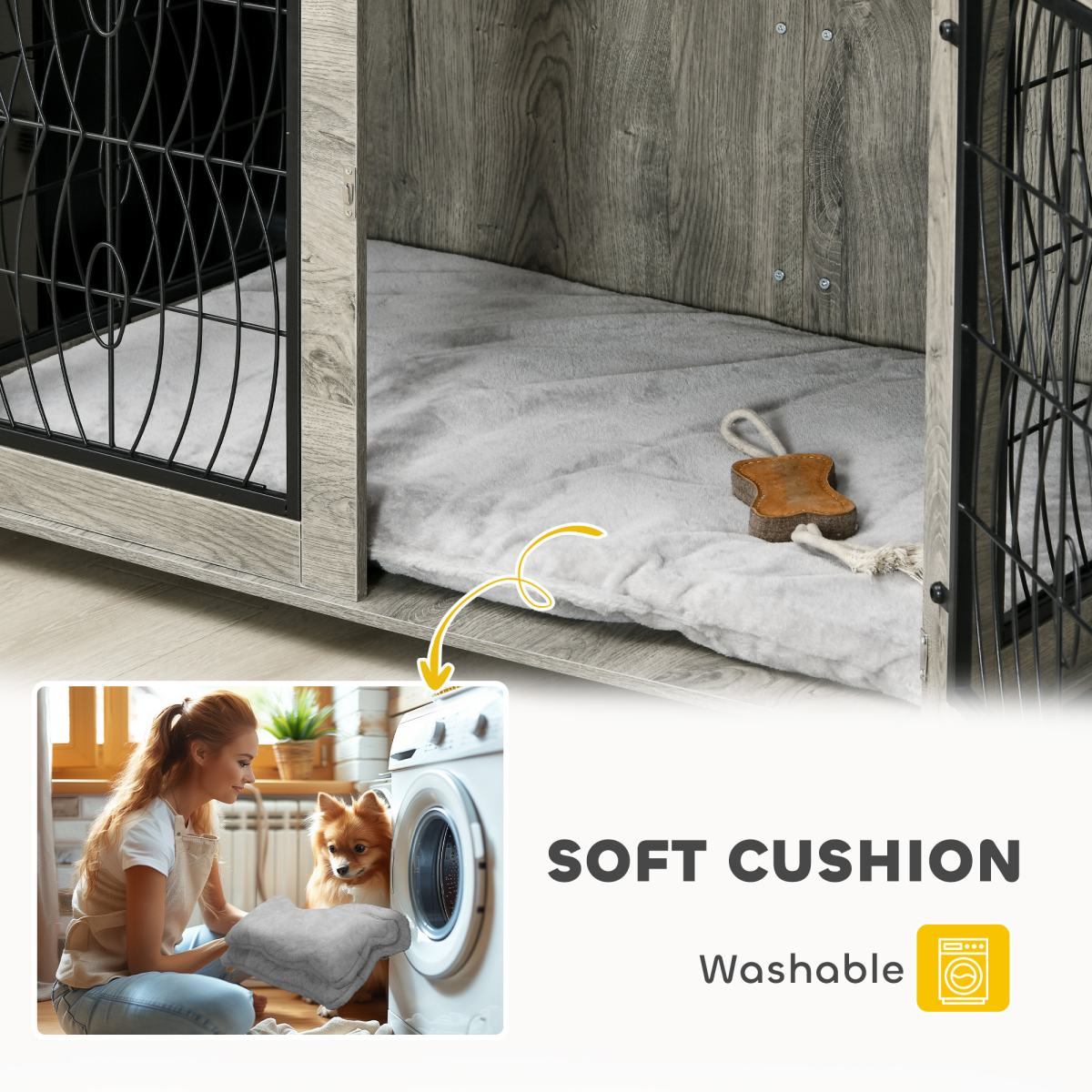 cortex-london-kensington-grey-dog-crate-end-table