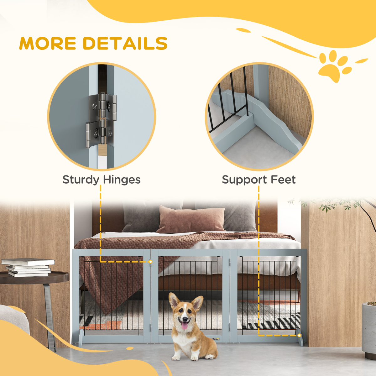 cortex-london-windsor-foldable-wooden-pet-gate-three-panel-grey