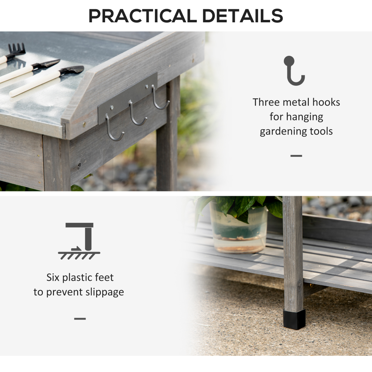 cortex-london-kensington-garden-potting-bench-galvanised-metal-top-natural-solid-wood