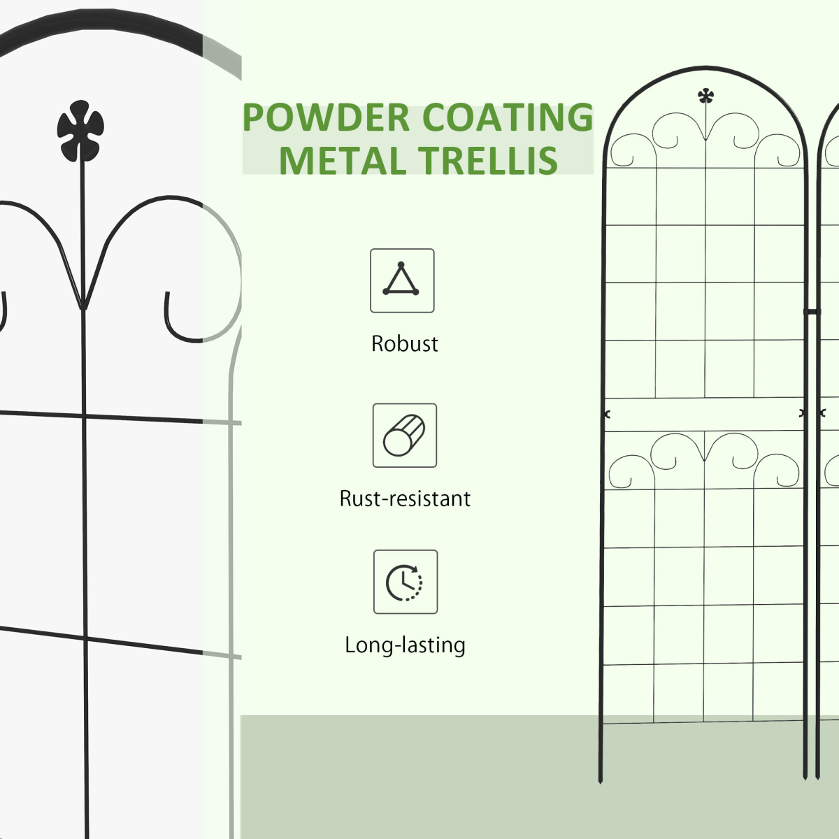 cortex-london-york-floral-metal-trellis-set-of-2-black-steel
