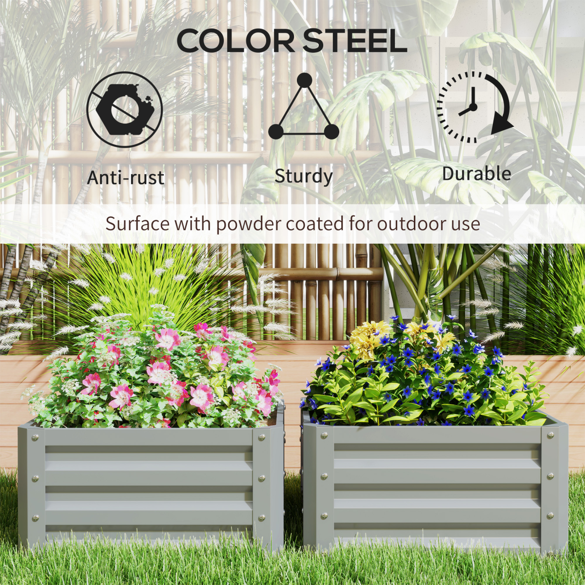 cortex-london-windsor-galvanised-steel-raised-garden-planter-set-of-2-light-grey