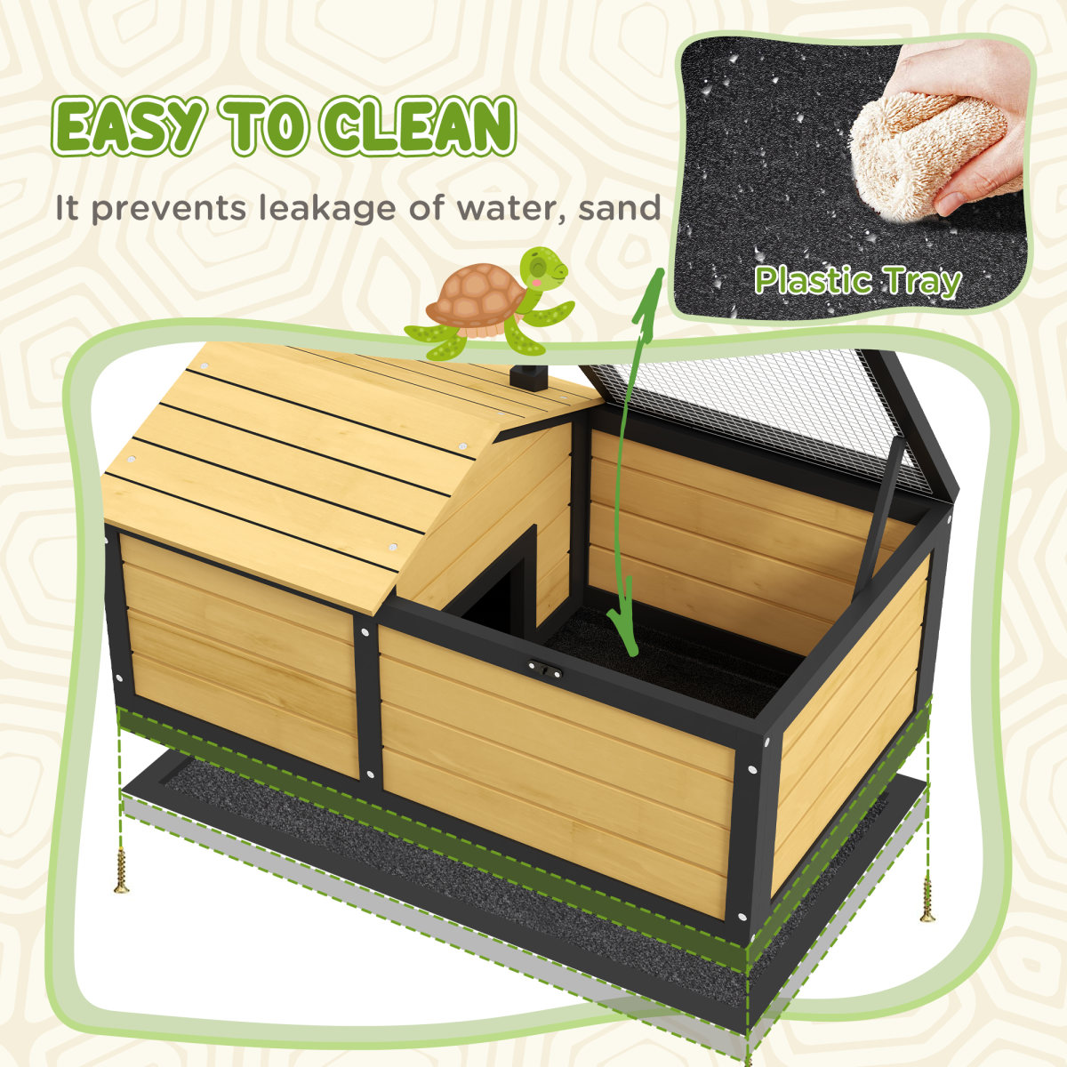 cortex-london-windsor-pawhut-yellow-wooden-tortoise-house-hide-shelter-run