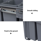 cortex-london-windsor-pull-out-recycling-waste-bin-cabinet-40l-grey