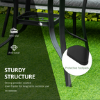 cortex-london-kensington-106cm-round-garden-dining-table-tempered-glass-steel-frame