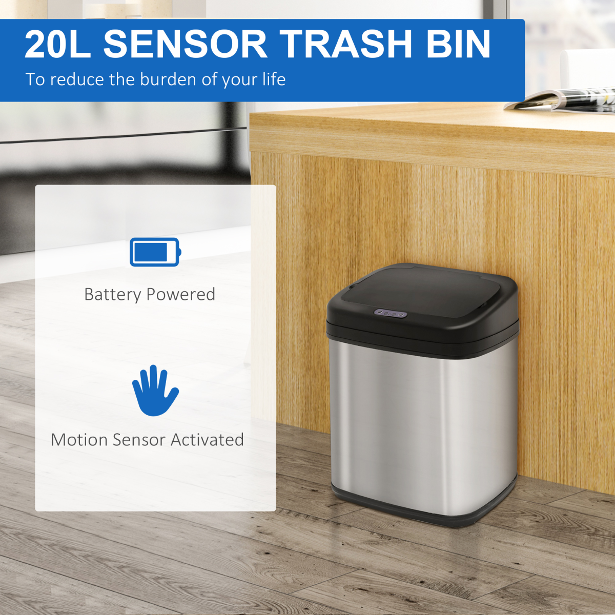 cortex-london-windsor-20l-stainless-steel-sensor-kitchen-bin