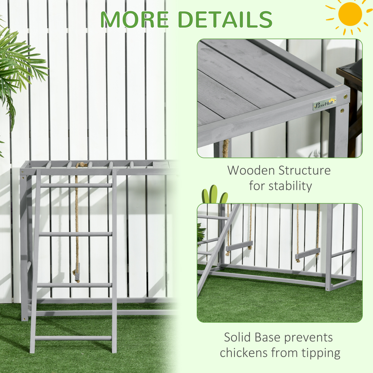 cortex-london-windsor-pawhut-chicken-swing-activity-play-set-grey-fir-wood